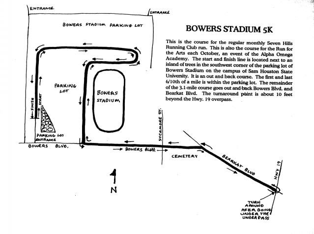 Bowers Stadium 5K Trail