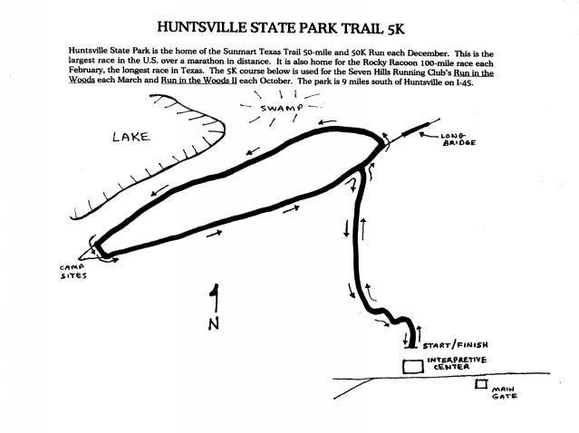 Huntsville State Park 5K Trail